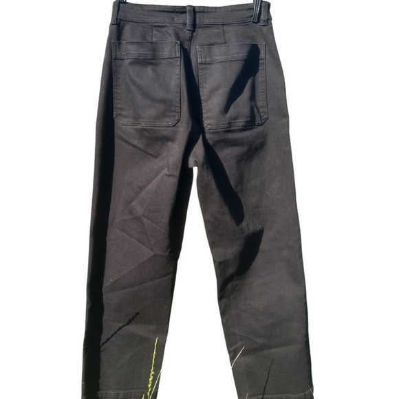 EUC Ladies size 2 Everlane Black Straight Leg Pant (RUNS BIG) Waist 30 - Picture 2 of 4